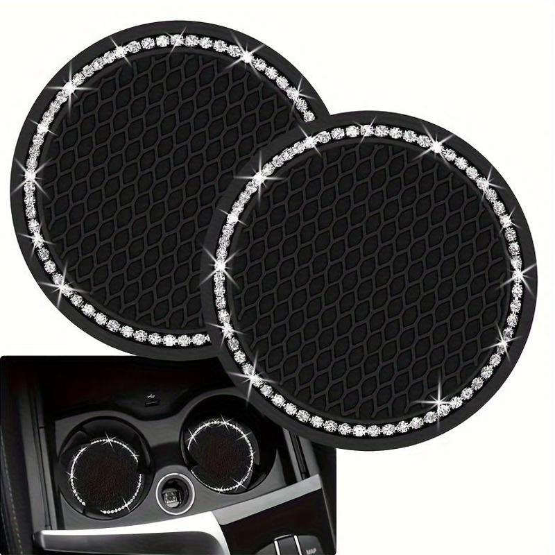Universal Car Coasters 2 ta to'plam, sirpanishga qarshi, porloq ichki aksessuarlar
