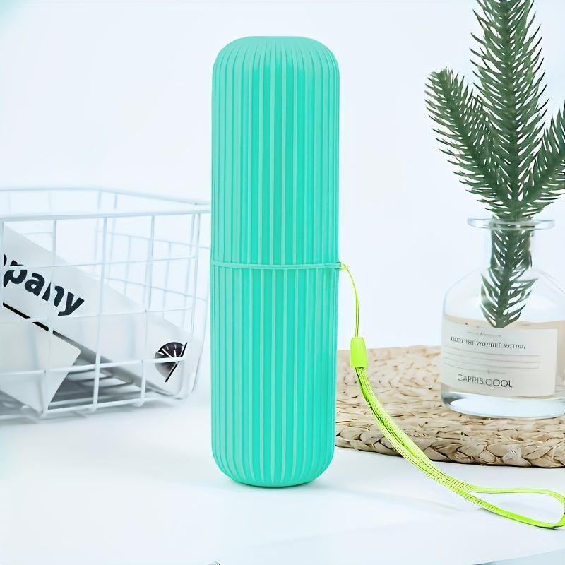 Sayohat uchun tish cho'tkasi qutisi to'plami, yuvinish kubogi va tish pastasi qutisi bilan