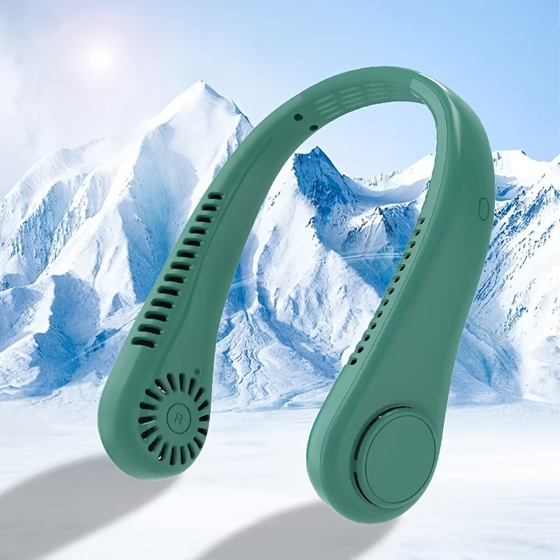 Rechargeable Sports Neck Fan Portable Cooling Device Lightweight for Outdoor Activities