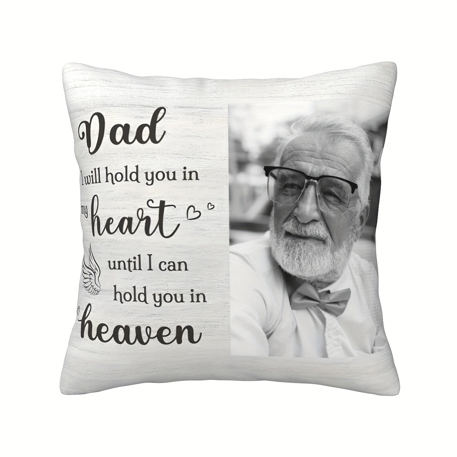 Personalized Dad Tribute Pillowcase Memorial Gift for Sympathy Home Decor