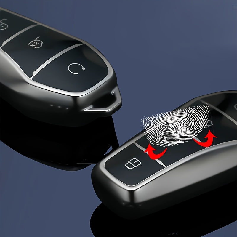 Universal TPU Car Key Cover Black Scratch-Resistant Anti-Fall Protection