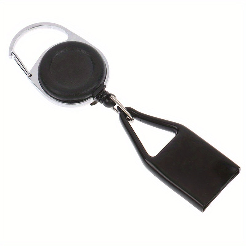 Uniseks metall olovgich qopqog'i kalit bilan va yo'qotishdan himoya qiluvchi kamar bilan