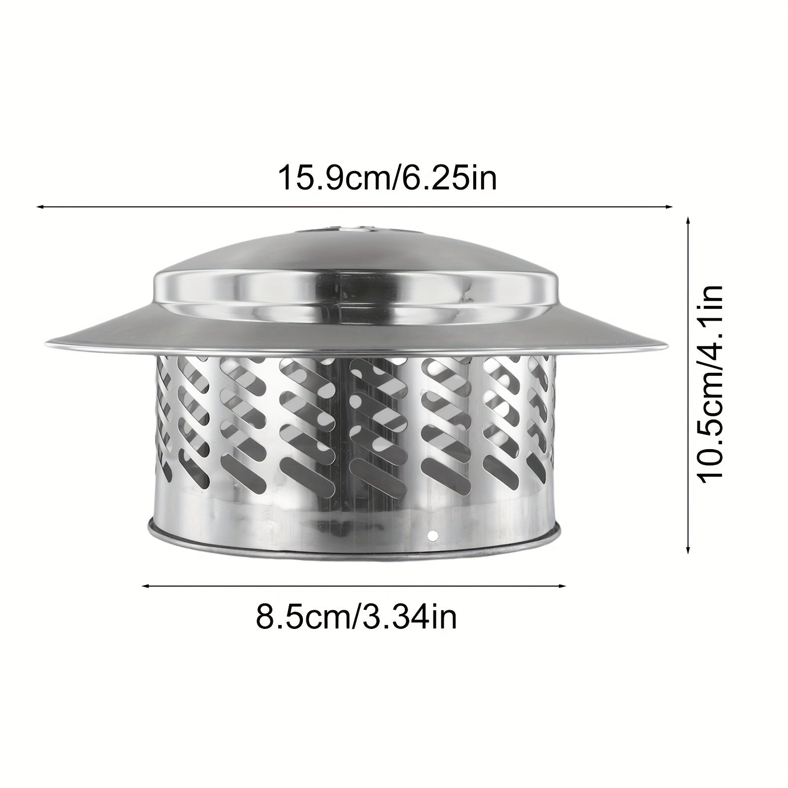Stainless Steel Chimney Cap for Rain Wind Ventilation Heating Cooling Air Purification