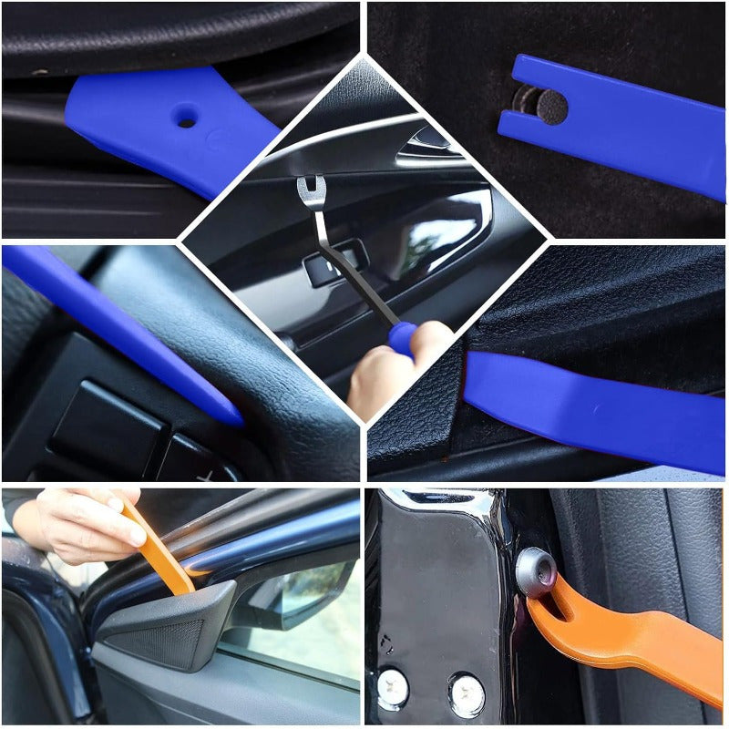 12-Piece Car Interior Removal Tool Set for Disassembling Trim and Audio Systems