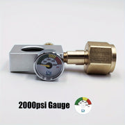 CO2 Refill Adapter for Soda Makers Compatible with Terra DUO ART Carbonators Strong Aluminum