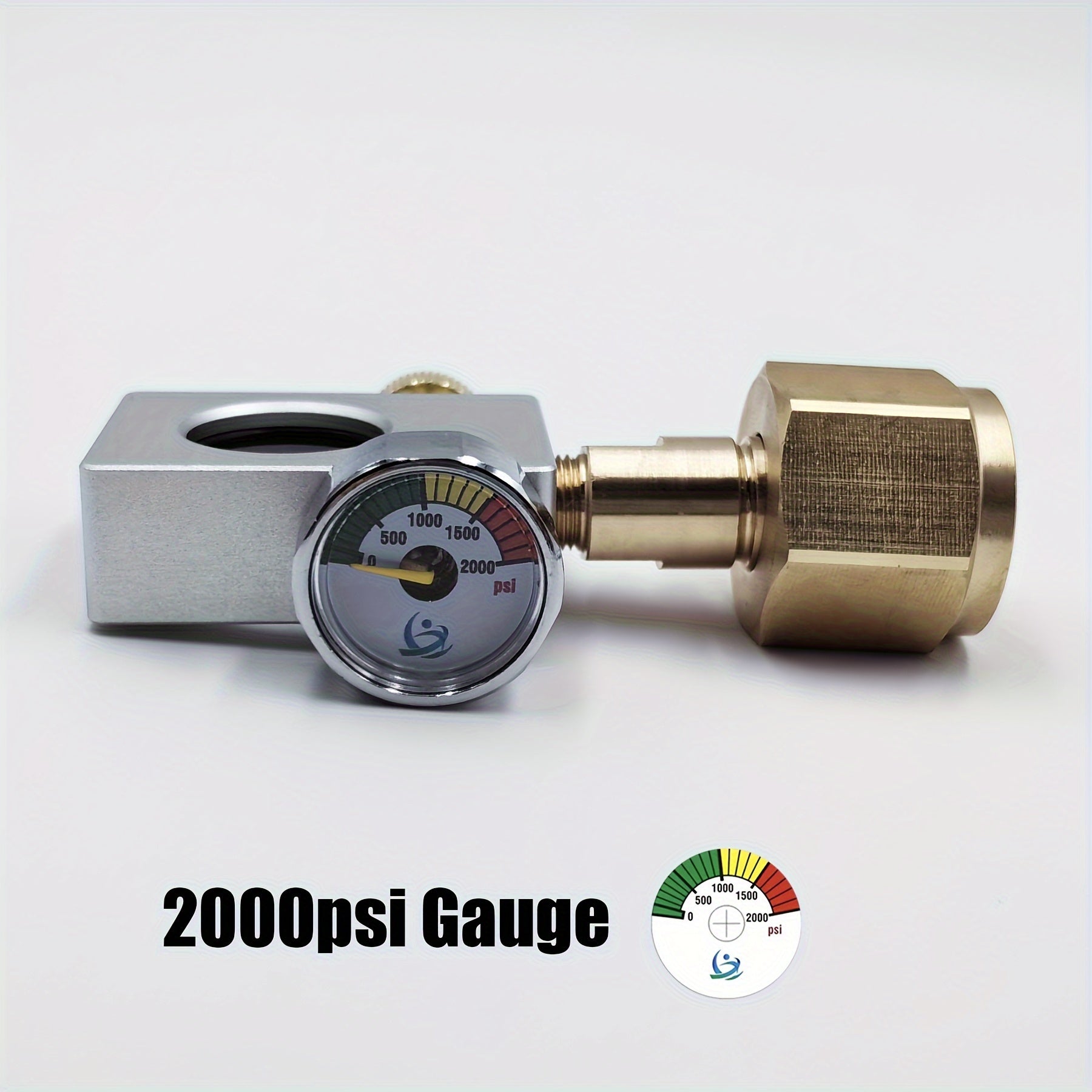 CO2 Refill Adapter for Soda Makers Compatible with Terra DUO ART Carbonators Strong Aluminum