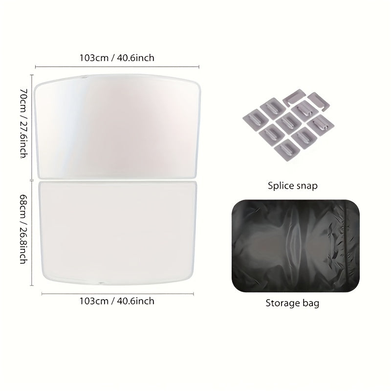 Retractable Glass Sunshade Roof for Model Y UV Heat Insulation
