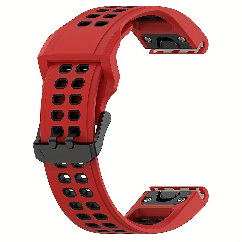 Garmin Fenix 7 Solar, Forerunner 955, Instinct 2 va boshqalar uchun maksimal qulaylik va chidamlilik uchun mo'ljallangan yuqori samarali sport kamarlarimiz bilan yangilang. Fenix 6, 5, Forerunner 945, Fenix3 HR, Descent MK 1 va boshqalar bilan mos keladi.