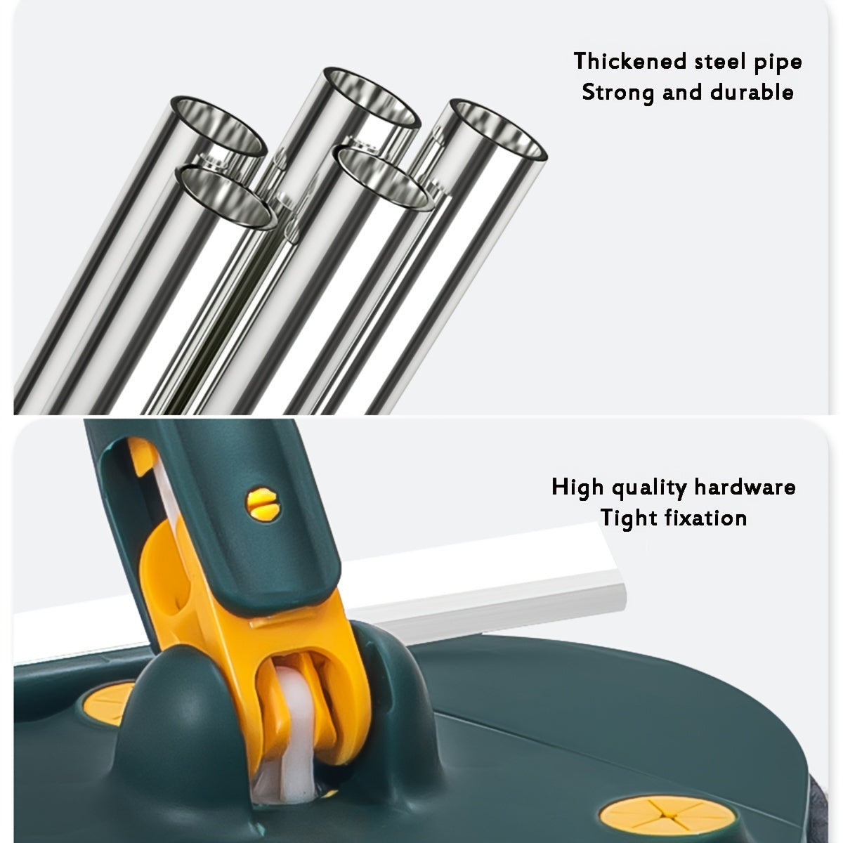 Uzaytiriladigan Squeegee bilan Qirqish va Mopp, Yurak shakli, Ko'p maqsadli tozalash asbobi