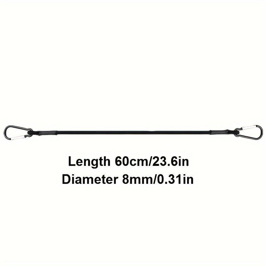 8mm Elastik Bungee Kordlar, Avtomobil Yig'ish uchun Qo'nqog'lar bilan, Yuklarni Mahkam bog'lash