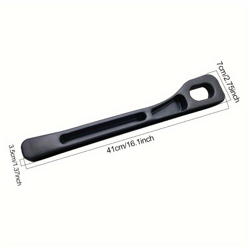 2 Pack Car Seat Gap Organizers Black Plastic Storage with Phone Card Slots