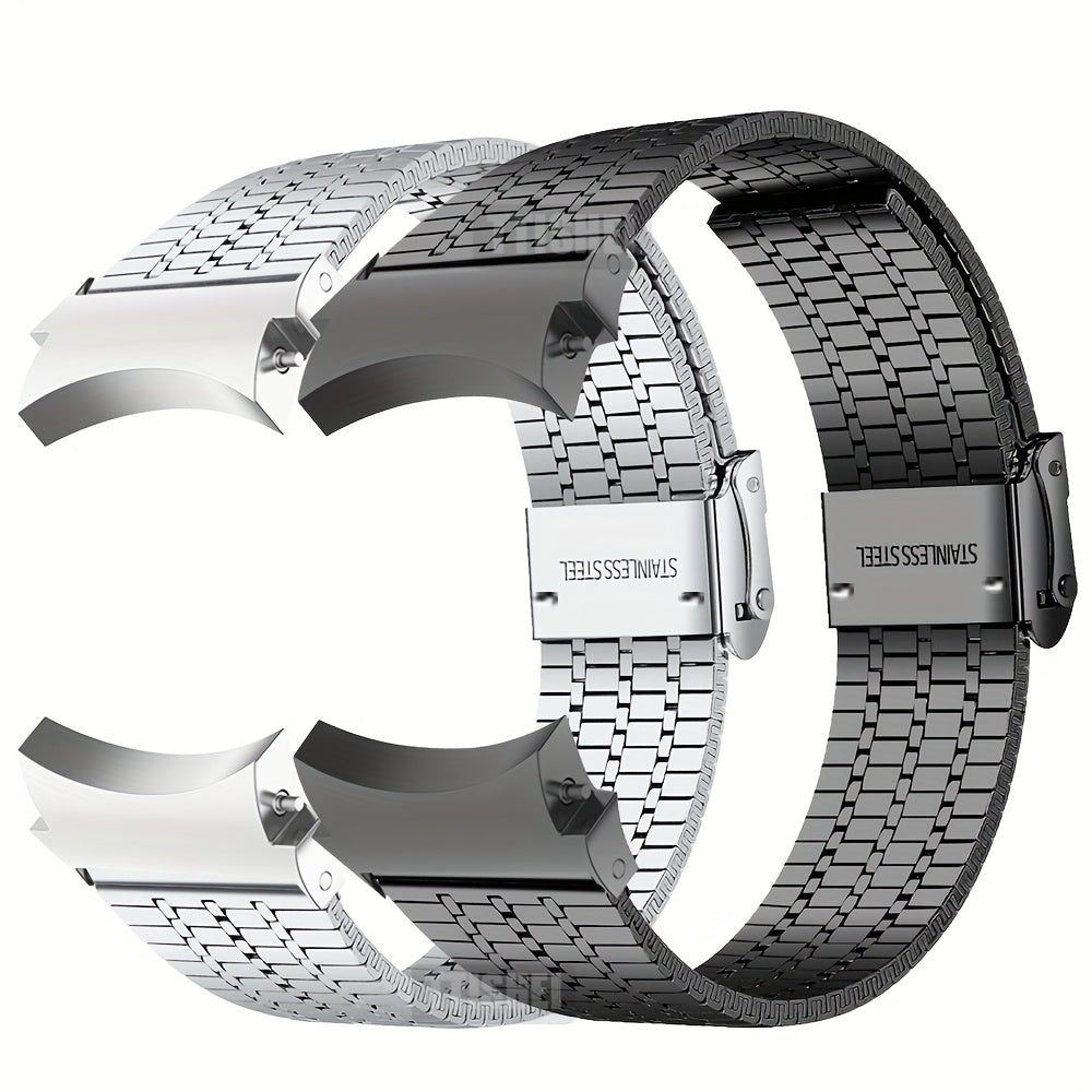 Stainless Steel Smartwatch Strap for Galaxy Watch Models 40mm 44mm 46mm
