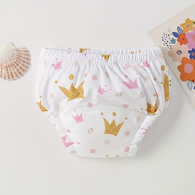 Набор из 8 детских тренировочных штанов - многоразовые, гибкие, с милыми дизайнами | Стимулирует независимость в приучении к туалету