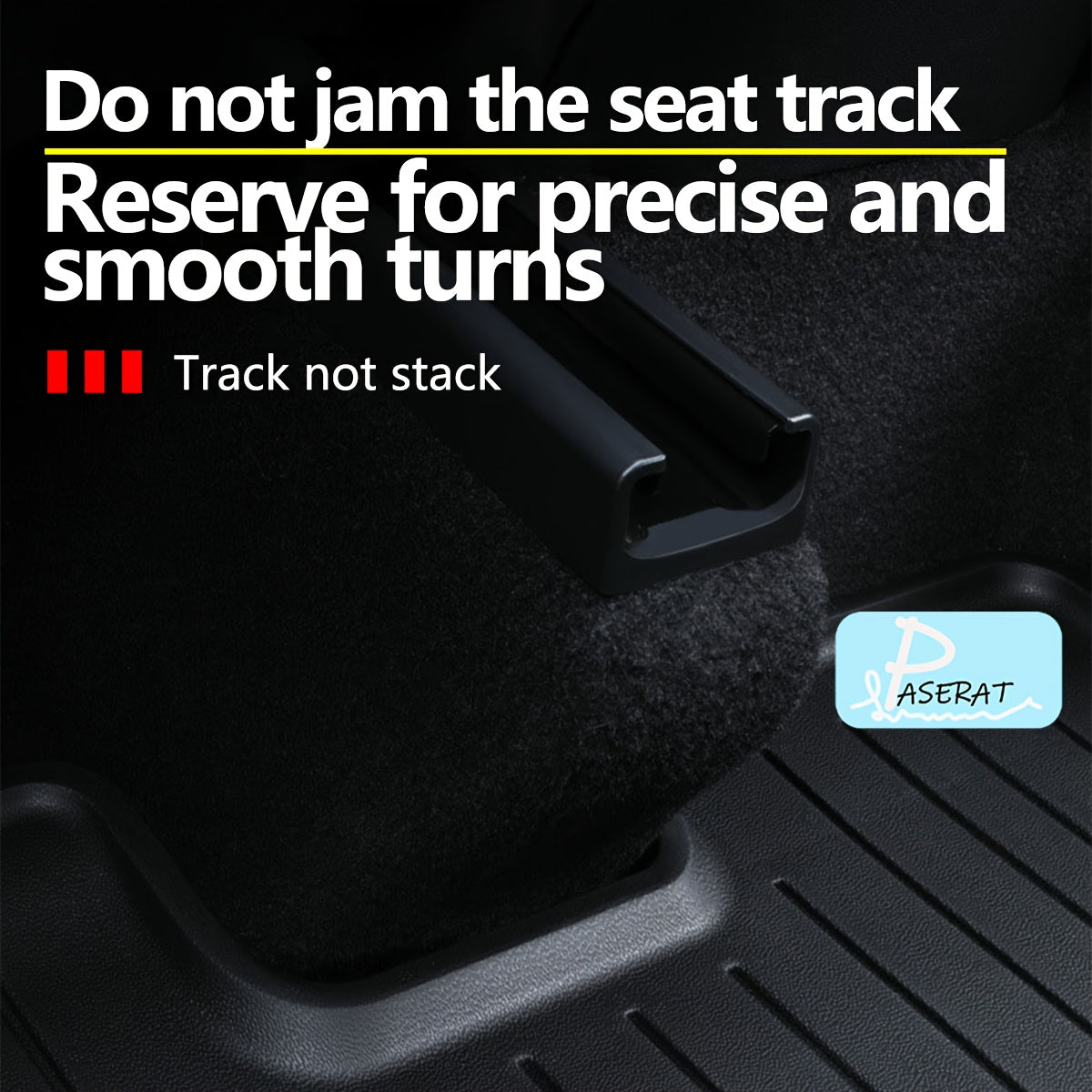 Non-Slip PU Leather Floor Mats for Tesla Model 3 and Y, Easy Clean, Stylish