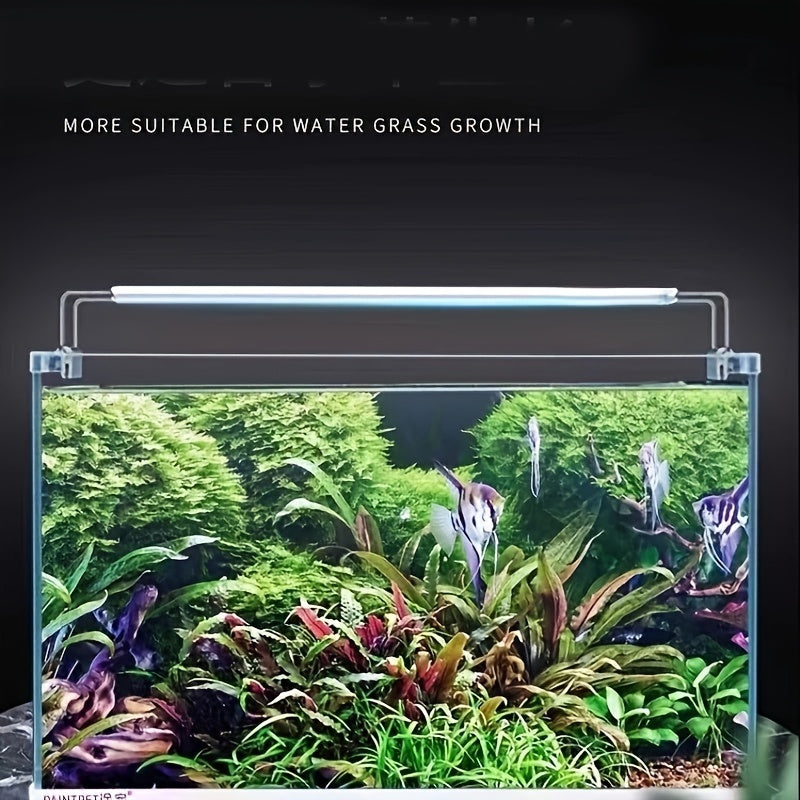 Small LED Aquarium Light Bar for Water Grass and Aquatic Plants Thin Water Tank Lighting