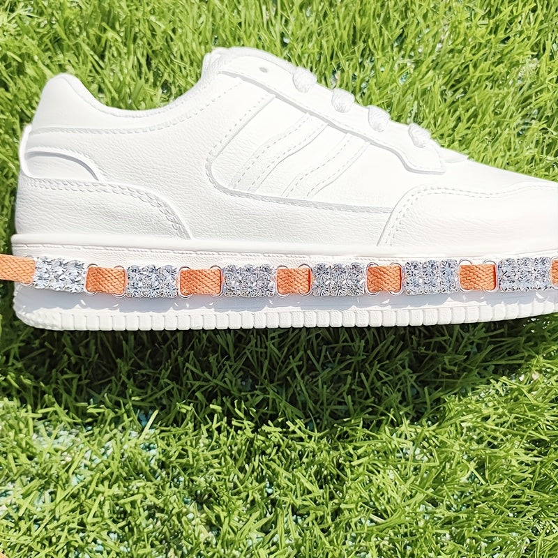 Women Silver Rhinestone Shoe Clips 4-Pack for Boots and Sneakers