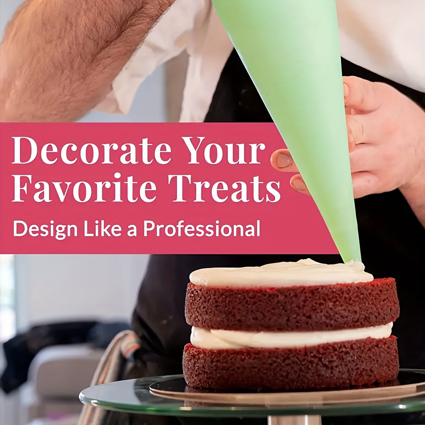 Disposable Piping Bags Set 108 Pieces for Cake and Cookie Decorating