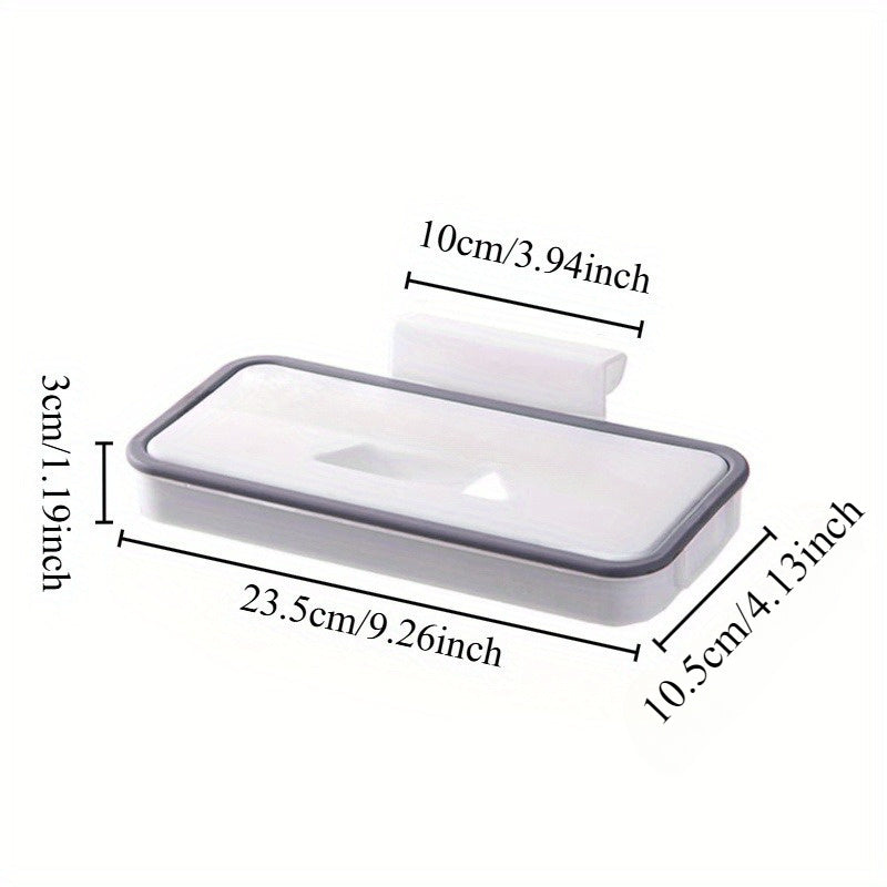 Kitchen Garbage Bag Holder with Lid Portable Hanging Trash Storage Rack for RVs Trailers