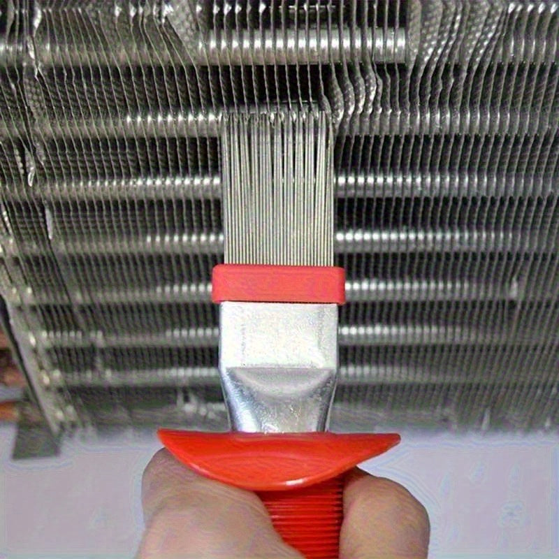 1pc Stainless Steel Coil Comb for Air Conditioner Fin Cleaning, Adjustable, Durable