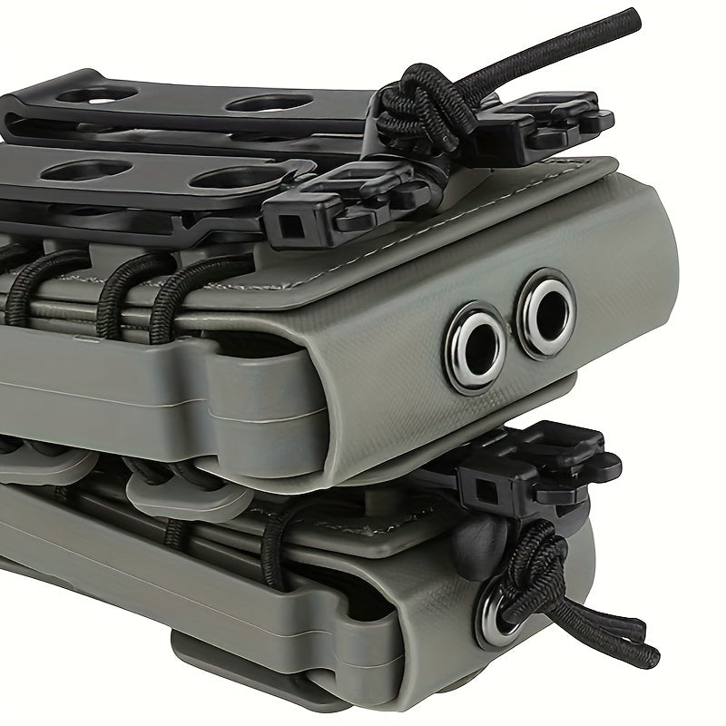 Funda para cargador de rifle 5.56mm 7.62mm M4 AR15 M16 AK Softshell Molle Negro