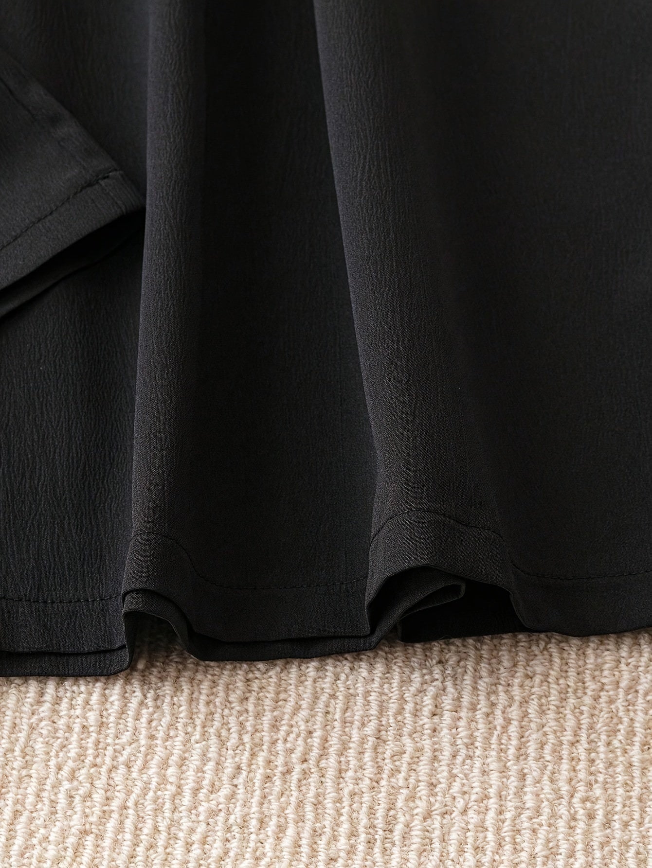 Pantalones de pierna ancha de talla grande con cintura elástica, color sólido, verano, casual, para mujer