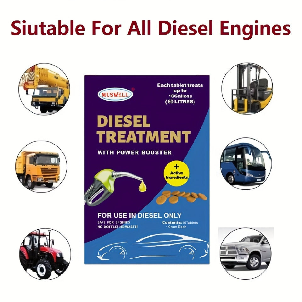 Diesel Treatment with Cetane Booster for Large Engines Fuel Efficiency