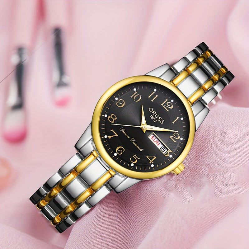 Women's Digital Watch with Double Calendar and Fashionable Design