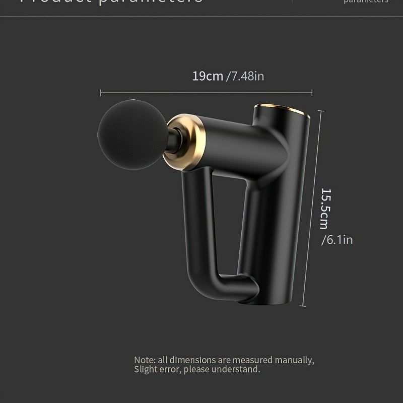 Mini fascia qurolli mushaklarni bo'sashtiruvchi massaj qiluvchi vibratsiya.