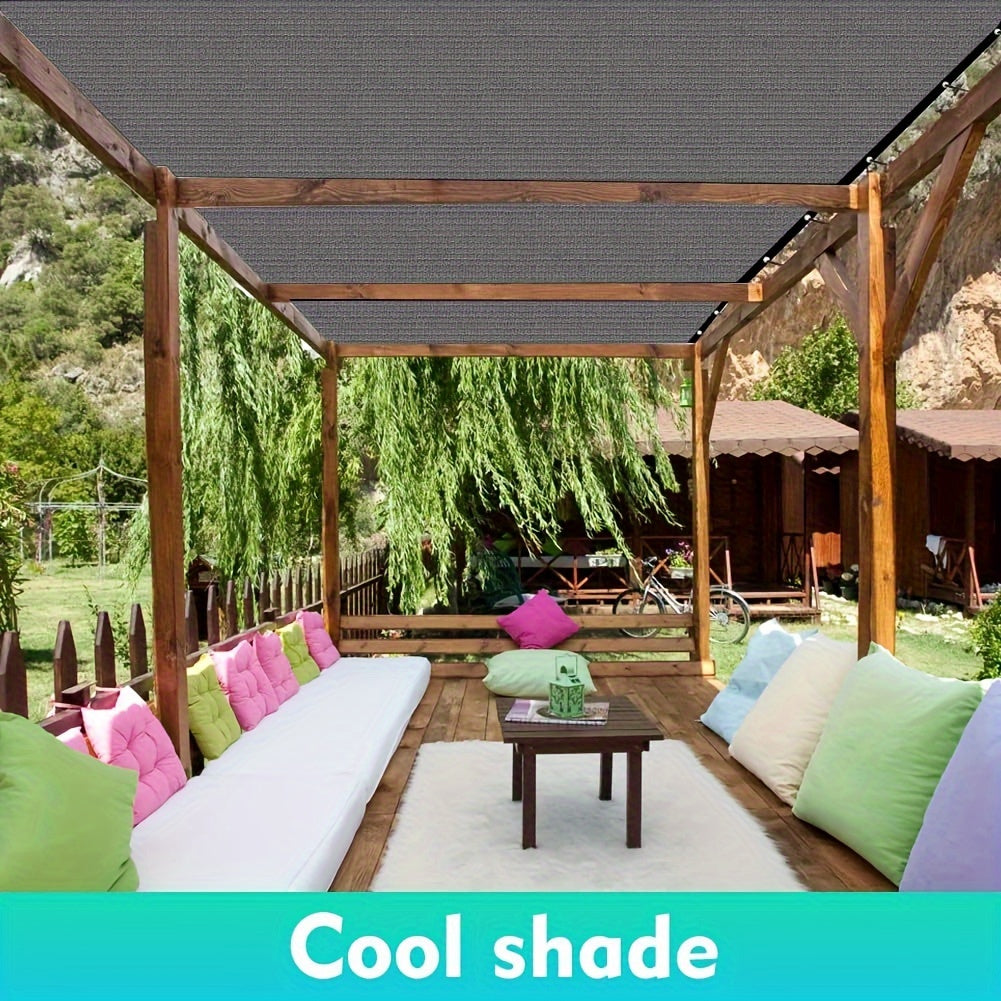 Sun Shade Cloth Grey 81-90 UV Block Outdoor Patio Garden Pergola Canopy