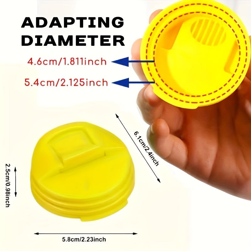 3Pcs Reusable Leak-Proof Can Lids Assorted Colors for Fresh Drinks