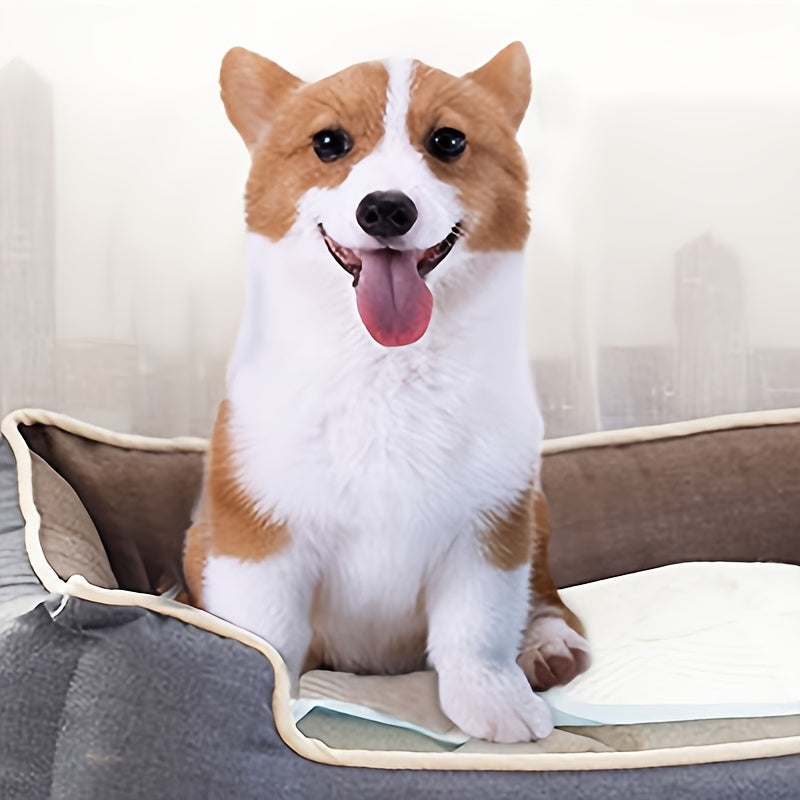 20/50 шт. Супер впитывающие подгузники для маленьких собак, изготовленные из тканого материала и древесной целлюлозы, обеспечивающие чистоту и комфорт для вашего щенка.