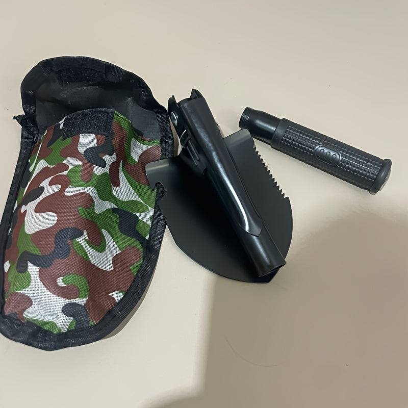 Multi-Functional Manganese Steel Folding Tool for Camping Fishing and Vehicle Use