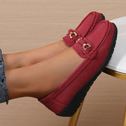 Ayollar uchun zamonaviy, qulay, yopishmaydigan loaferlar, kundalik kiyim uchun, burmalı bilan, bir nechta ranglarda