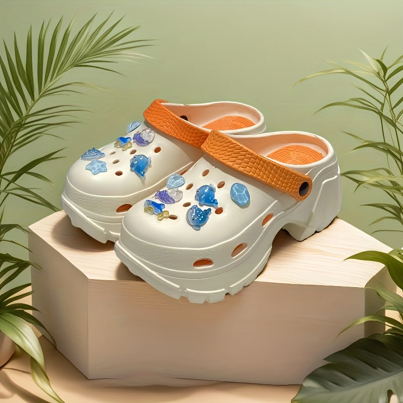 Women Casual Shoes Fish Charm EVA Thick Sole Beach Summer Footwear