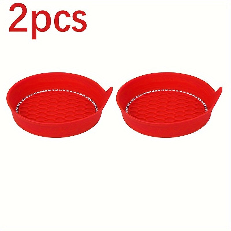 2PCS Silicone Car Cup Coasters Non-Slip Rhinestone Interior Accessories