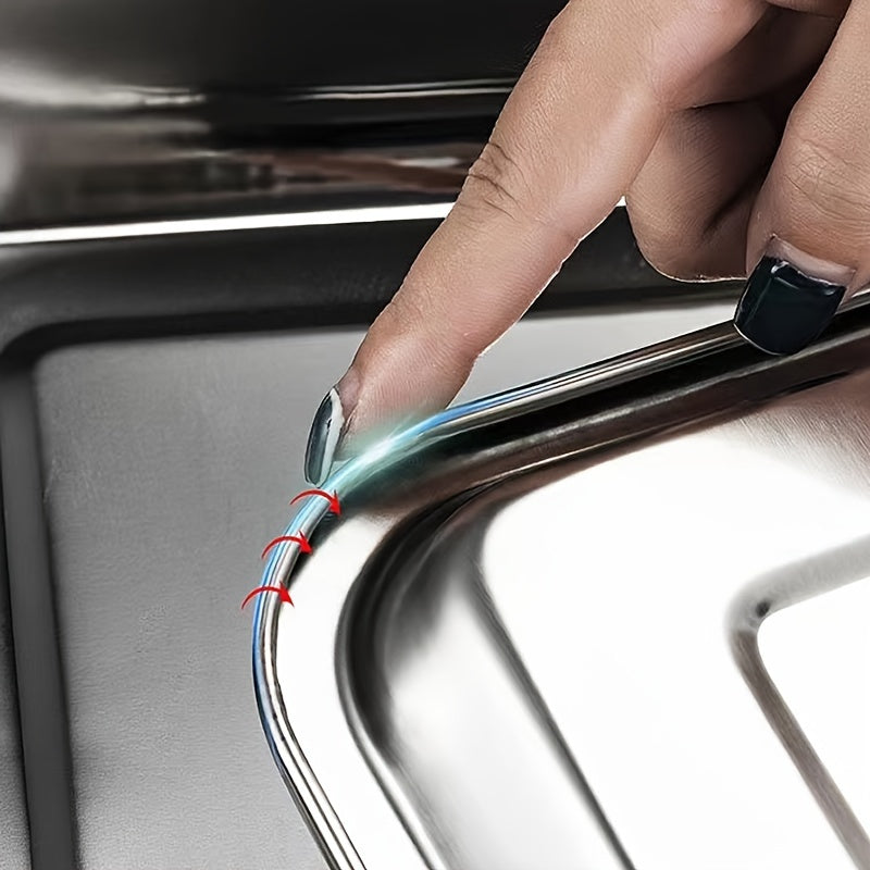 Stainless Steel Rectangular Serving Tray for BBQ Baking Steaming and Food Serving