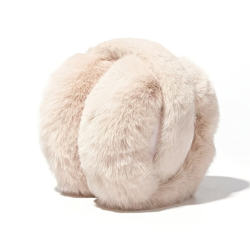 Qish issiqligi uchun to'qilgan mato quloq tutqichlari, mo'rt, yumshoq, qattiq polyester, buklanuvchi