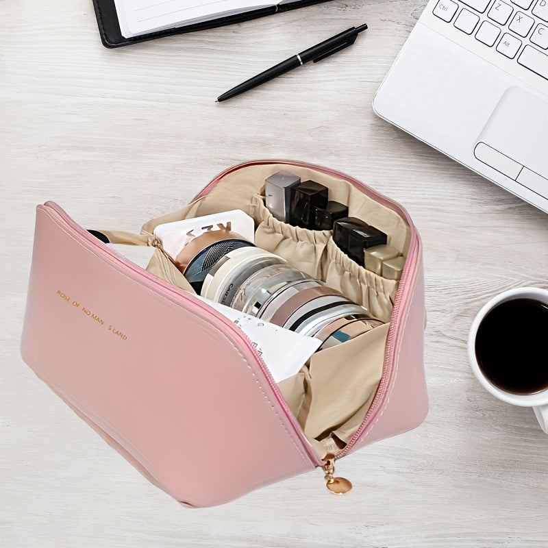 Ayollar uchun katta hajmdagi sayohat makiyaj sumkasi, portativ gigiena tashkilotchisi