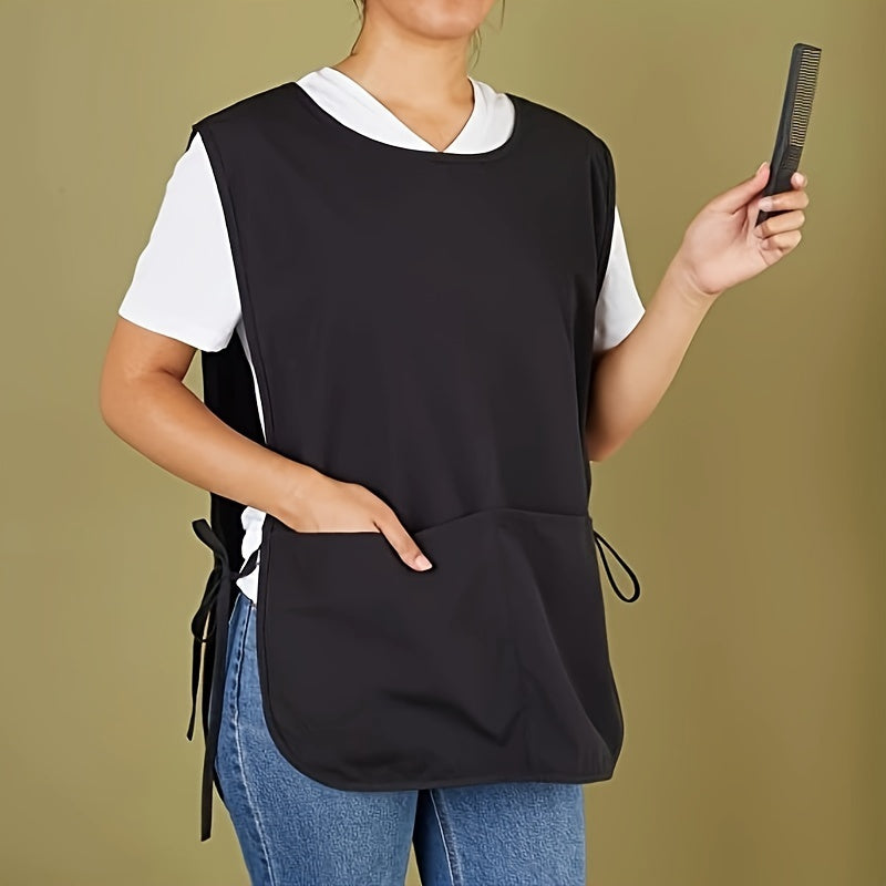 Polyester Cobbler Apron with Pockets Durable Professional Kitchen Workwear