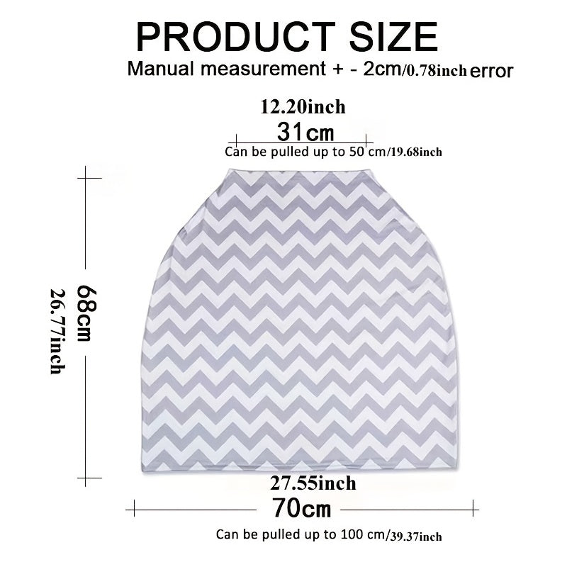 Funda para asiento de coche para bebé para protección solar, lactancia y paseos, regalo para baby shower