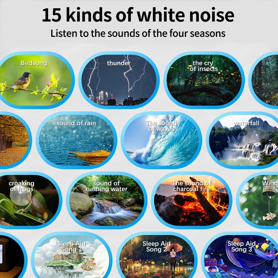 Kids Adults ABS Material LED Starry Sky Projector with Music and Slides