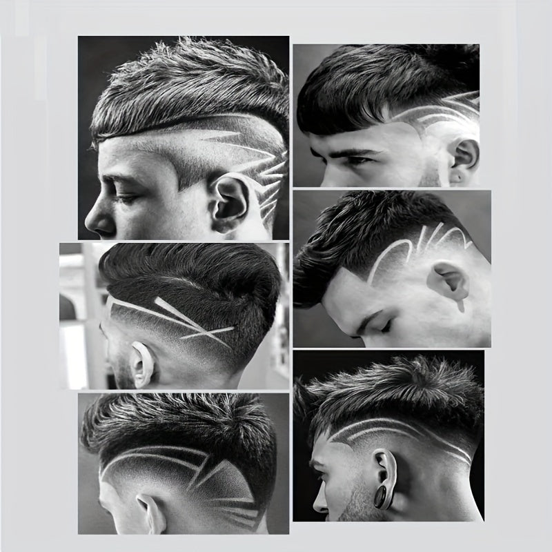 Электрическая машинка для стрижки волос и бороды, беспроводная, с USB-зарядкой для мужчин