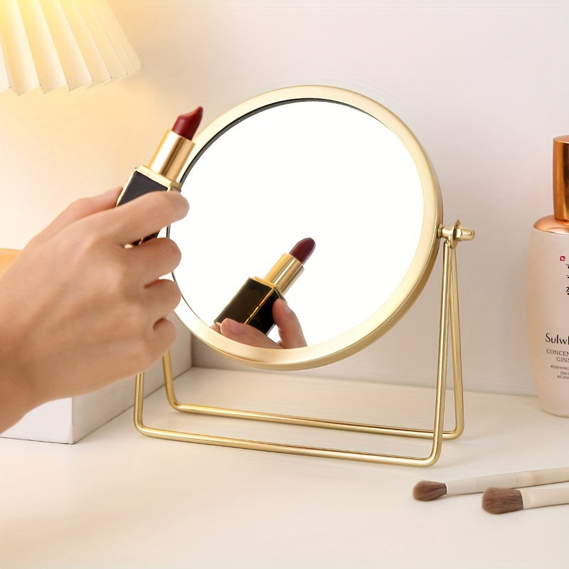 Железное зеркало для спальни с антикоррозийным покрытием, крепление к комоду