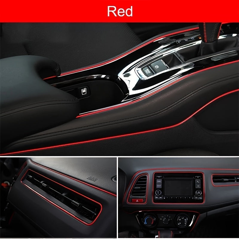 Universal Car Moulding Decoration Flexible Strips 5M Interior Auto Trim