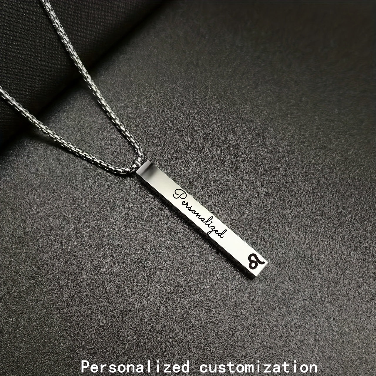 Винтажное ожерелье с подвеской в виде знака зодиака - прочная титановая сталь, стильный и привлекательный дизайн, идеальный подарок для близких, персонализированное ювелирное изделие