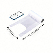 Oziq-ovqat sifatli qalin plastmassadan tayyorlangan 100 ta yangi saqlash sumkasi, vest uslubida oshxona paketlash uchun. Katta, o'rta va kichik o'lchamlarda mavjud. Uy-ro'zg'or saqlash uchun bardoshli PC materialidan tayyorlangan.