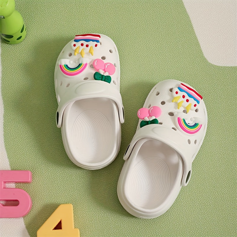 Girls' EVA Summer Sandals Low Top Slip-On Round Toe Casual Indoor Outdoor