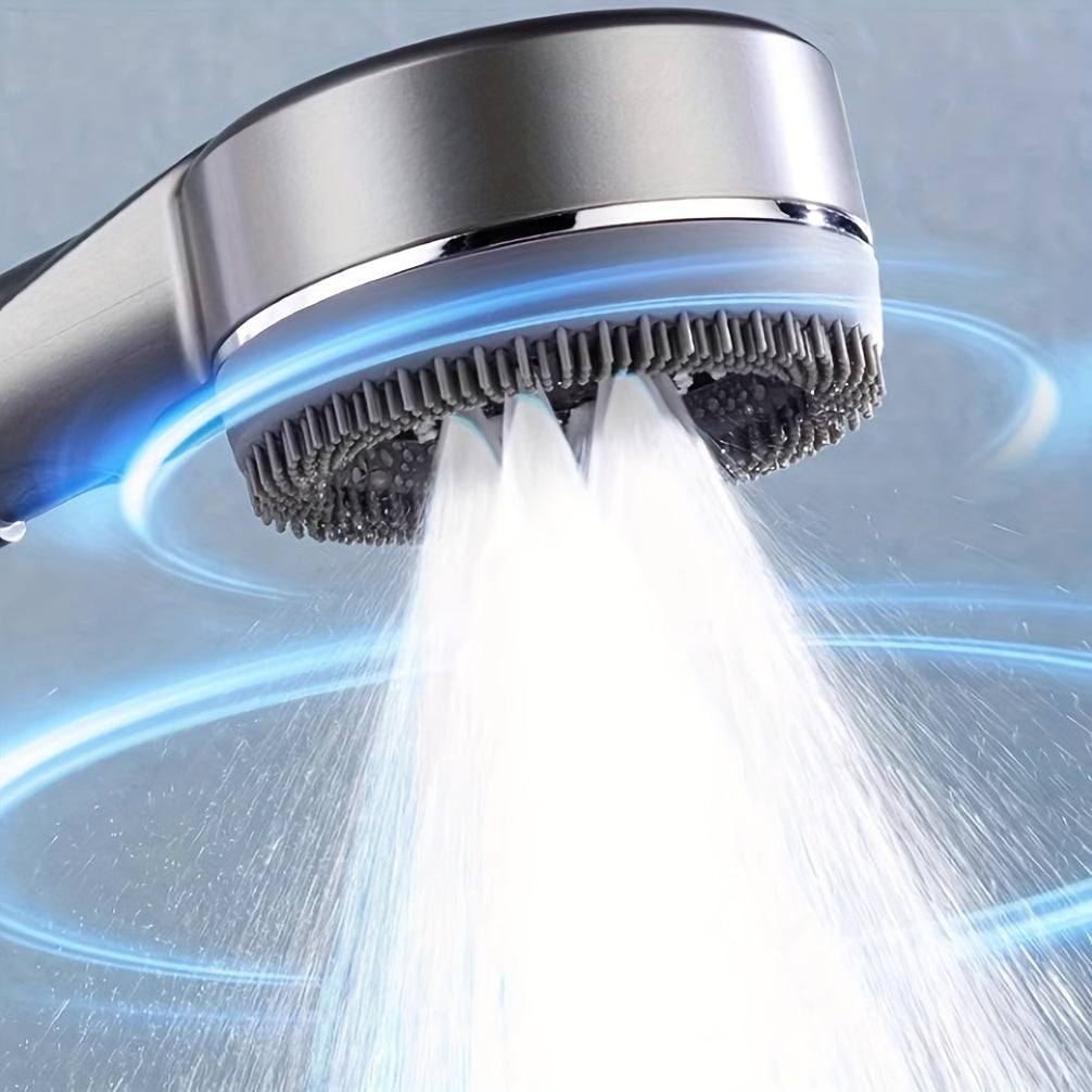 High-Pressure Handheld Shower Head with 5 Modes Stainless Steel Hose Adjustable Bracket