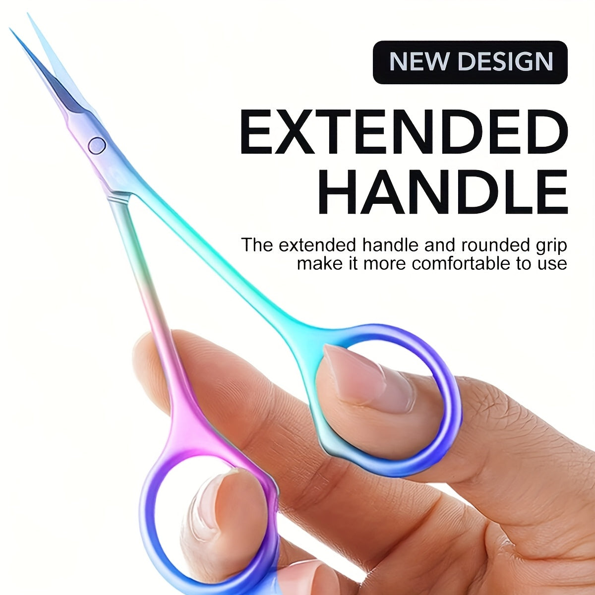 Nail Cuticle Scissors Stainless Steel Dead Skin Remover Manicure Tools