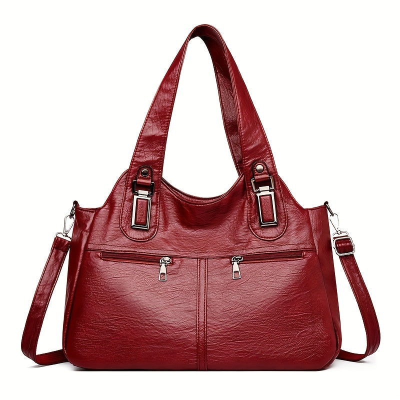 Vintage uslubidagi to'plam sumkasi, sozlanadigan kamar, zipper yopilishi, polyester astar, katta sig'im. Tasodifiy sayohatlar, partiyalar yoki tug'ilgan kun sovg'asi sifatida ideal.